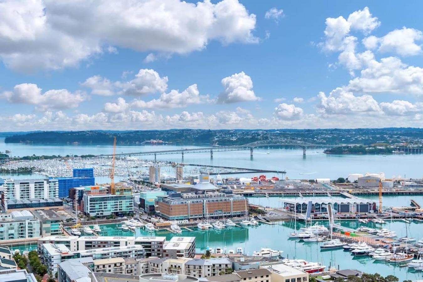 Magnificent Skytower, Sea, Habour View In Cbd Apartment Auckland Exterior foto