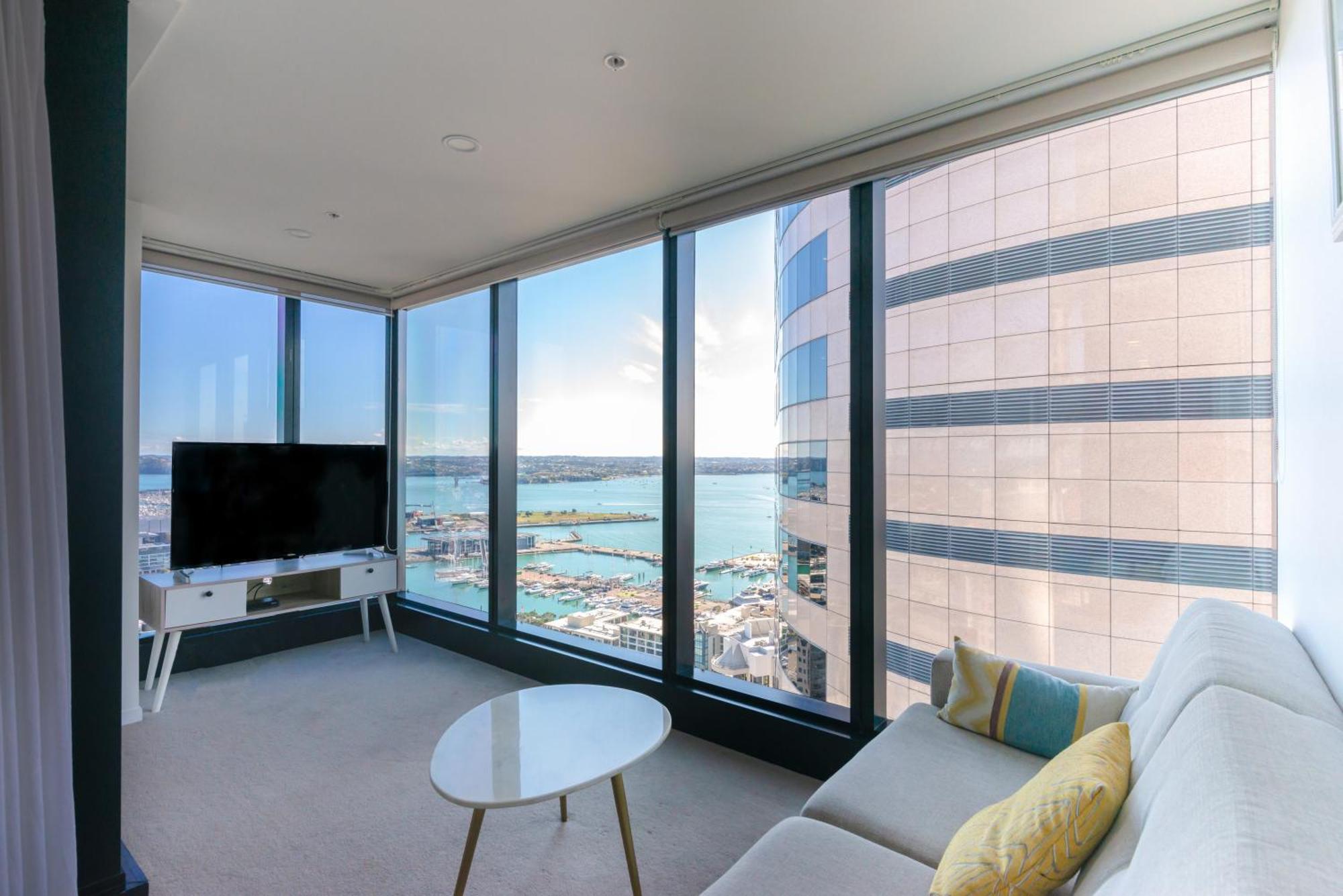 Magnificent Skytower, Sea, Habour View In Cbd Apartment Auckland Exterior foto